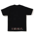 A BATHING APE BAPE CHECK APE FACE TEE