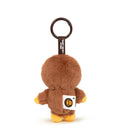 A BATHING APE BABY MILO STORE BABY MILO FUR PLUSH DOLL KEYCHAIN