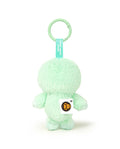 A BATHING APE BABY MILO STORE BABY MILO FUR PLUSH DOLL KEYCHAIN
