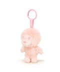 A BATHING APE BABY MILO STORE BABY MILO FUR PLUSH DOLL KEYCHAIN