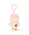 A BATHING APE BABY MILO STORE BABY MILO FUR PLUSH DOLL KEYCHAIN