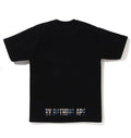 A BATHING APE BAPE CHECK APE FACE TEE