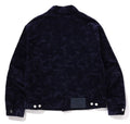A BATHING APE SOLID CAMO CORDUROY TRUCKER JACKET