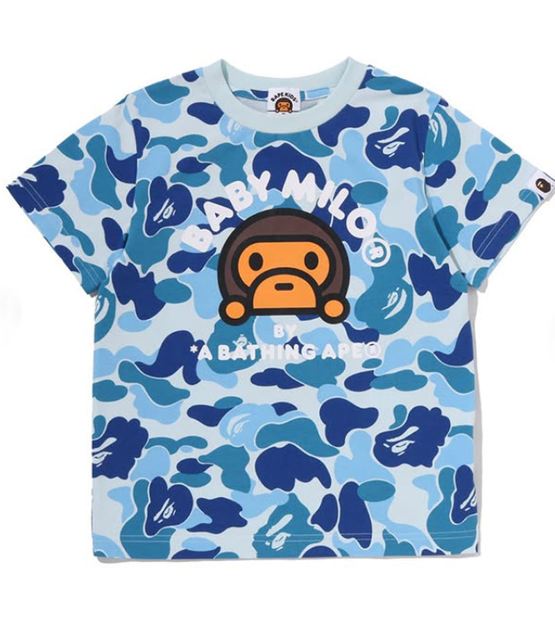 A BATHING APE BAPE KIDS ABC CAMO BABY MILO TEE