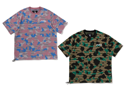 A BATHING APE BAPE BY KAZUKI KURAISHI DIGITAL 1ST CAMO DOT SS TEE