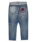 A BATHING APE BAPE x SEAN WOTHERSPOON CRAZY DENIM PANTS