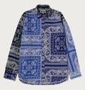 A BATHING APE PAISLEY PATTERN L/S SHIRT