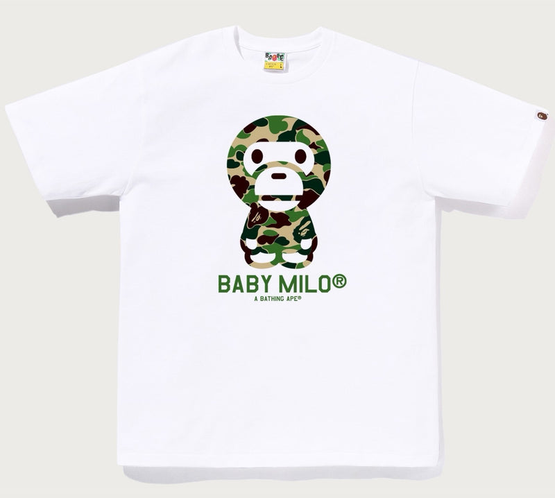 A BATHING APE ABC CAMO BABY MILO TEE