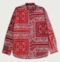 A BATHING APE PAISLEY PATTERN L/S SHIRT