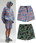 A BATHING APE BAPE BY KAZUKI KURAISHI 3-LAYER DIGITAL 1ST CAMO DOT SHORTS