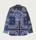 A BATHING APE PAISLEY PATTERN L/S SHIRT
