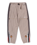A BATHING APE BAPE BY KAZUKI KURAISHI  3-LAYER BELTED SHARK PANTS