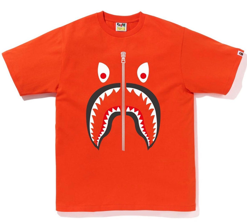 A BATHING APE MAD SHARK TEE