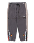 A BATHING APE BAPE BY KAZUKI KURAISHI  3-LAYER BELTED SHARK PANTS
