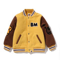 A BATHING APE BAPE KIDS BABY MILO FRIENDS BOA SLEEVE JACKET