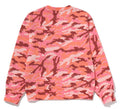 A BATHING APE Ladies' GLITCH WOODLAND CAMO BY BATHING APE CREWNECK