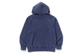 A BATHING APE WASHED EFFECT RELAXED FIT PULLOVER HOODIE