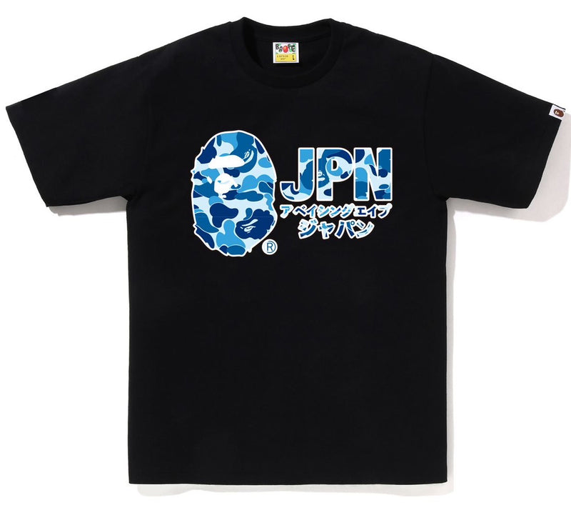A BATHING APE JAPAN ABC CAMO JPN KATAKANA TEE ( JAPAN LIMITED )