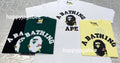 A BATHING APE BAPE STICKER COLLEGE RELAXED FIT TEE