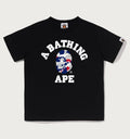 A BATHING APE BAPE KIDS STA STRIKE CAMO COLLEGE TEE