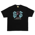 A BATHING APE BAPE x 88RISING NEON LOGO RELAXED FIT TEE