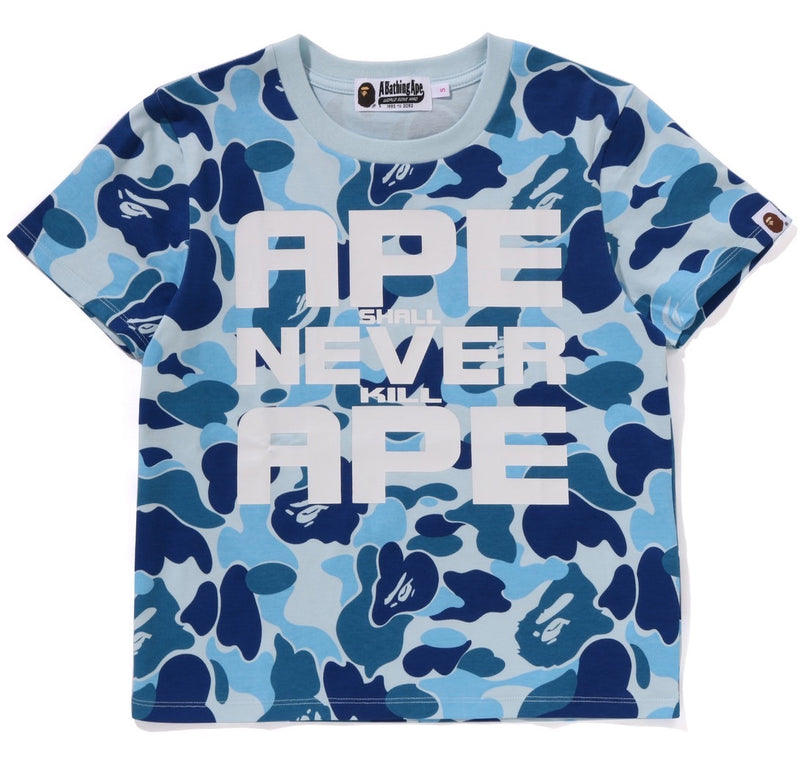 A BATHING APE Ladies' ABC CAMO ASNKA TEE - happyjagabee store