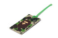A BATHING APE ABC CAMO LUGGAGE TAG