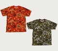 A BATHING APE APLASH CAMO ONE POINT TEE