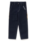 A BATHING APE BAPE KIDS 1ST CAMO POCKET PAINTER DENIM PANTS