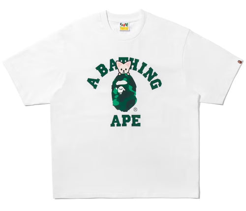 A BATHING APE BAPE x STRAYKIDS FOXI.NY COLLEGE TEE