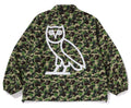 A BATHING APE BAPE x OVO ABC CAMO COACH JACKET