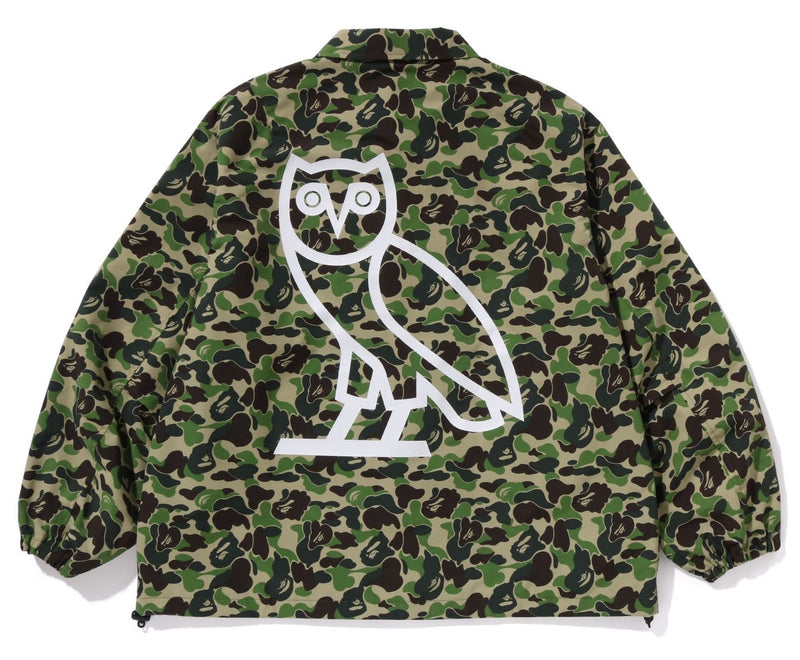 A BATHING APE BAPE x OVO ABC CAMO COACH JACKET