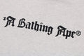 A BATHING APE A BATHING APE LOGO RELAXED FIT TEE