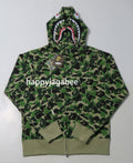 A BATHING APE ABC CAMO SHARK FULL ZIP HOODIE - happyjagabee store