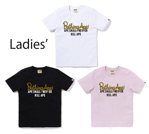 A BATHING APE Ladies' CHAMPION LOGO TEE