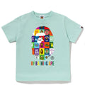 A BATHING APE BAPE KIDS BABY MILO PATCHWORK BY BATHING APE TEE
