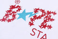 A BATHING APE METALLIC BAPE STA LOGO RELAXED FIT TEE