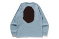 A BATHING APE BIG APE HEAD L/S TEE