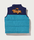 A BATHING APE BAPE KIDS BABY MILO REVERSIBLE DOWN VEST