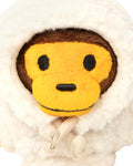 A BATHING APE BABY MILO STORE BABY PLUSH DOLL MILO HOODIE KEYCHAIN