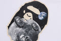 A BATHING APE MOON APE HEAD OLD PHOTO TEE