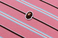 A BATHING APE ONE POINT STRIPE RELAXED FIT LS TEE