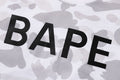 A BATHING APE Ladies' BAPE LOGO COLOR CAMO OVERSIZED TEE - happyjagabee store