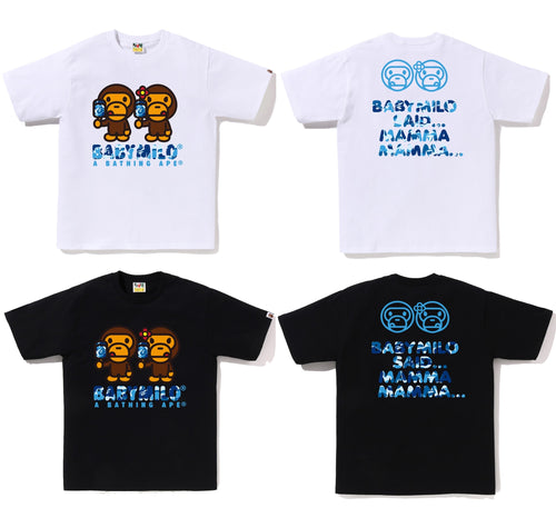 A BATHING APE ABC CAMO BABY MILO ICE POP SUMMER TEE