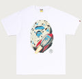 A BATHING APE MOON APE HEAD TEE