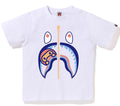 A BATHING APE BAPE KIDS COLORS MILO SHARK TEE