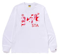 A BATHING APE ABC CAMO BAPE STA L/S TEE
