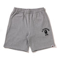 A BATHING APE COLLEGE SWEAT SHORTS
