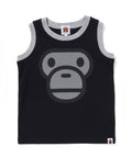 A BATHING APE BAPE KIDS MILO FACE TANK TOP