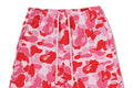 A BATHING APE ABC CAMO SWEAT SHORTS